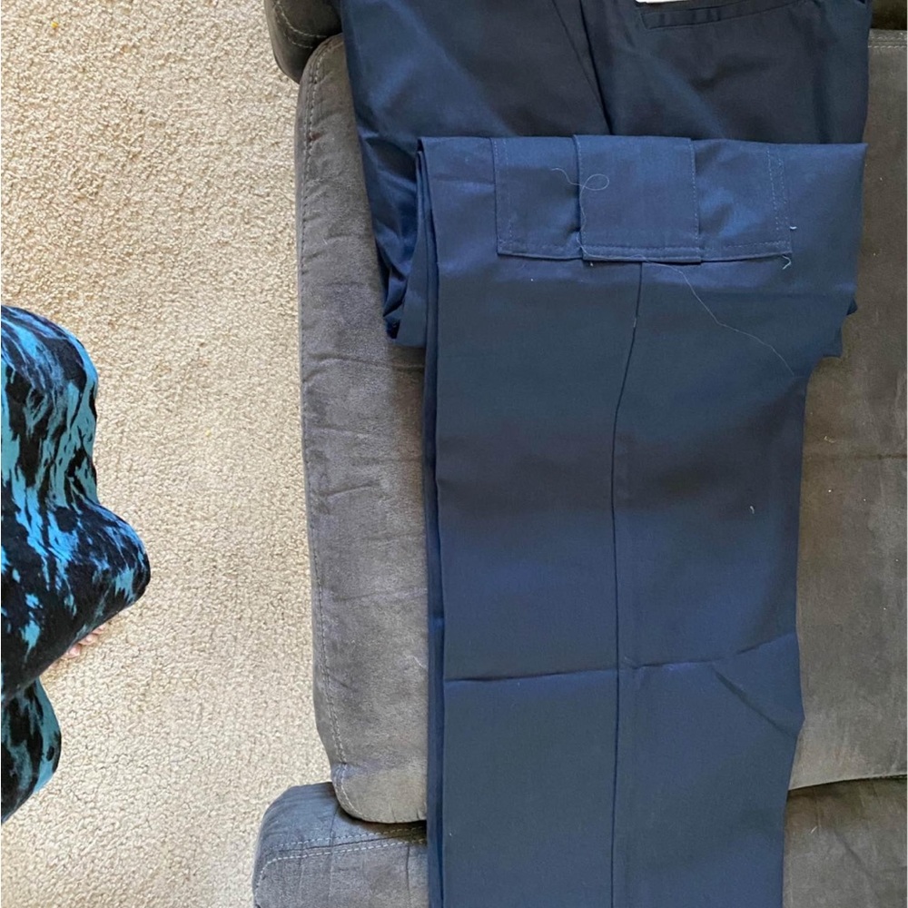 Elegant Men's Dark Blue Dress Pants